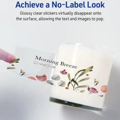Avery® Printable Sticker Paper For Laser & Inkjet Printers, 8.5