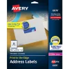 Avery® Print-to-the-Edge Copier Address Labels - 3/4"x 2 1/4" - Permanent Adhesive - Rectangle - Laser - 6870