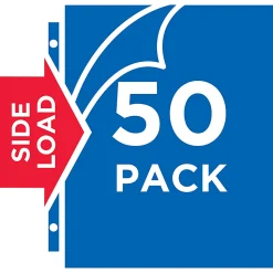 Avery® Quick-Load™ Sheet Protectors, Top & Side Load, 8-1/2