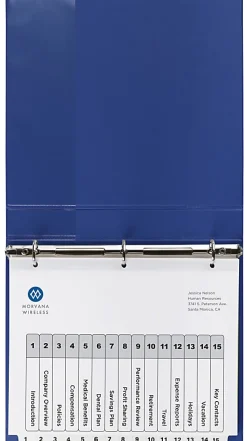 Avery® Ready Index® 1-15 Tab With Customizable Table Of Contents Dividers, Letter Size, 15 Tab, White, 1 Set
