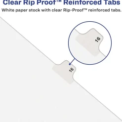Avery® 30% Recycled Side-Tab Legal Exhibit Dividers, Tab Title D, Pack Of 25