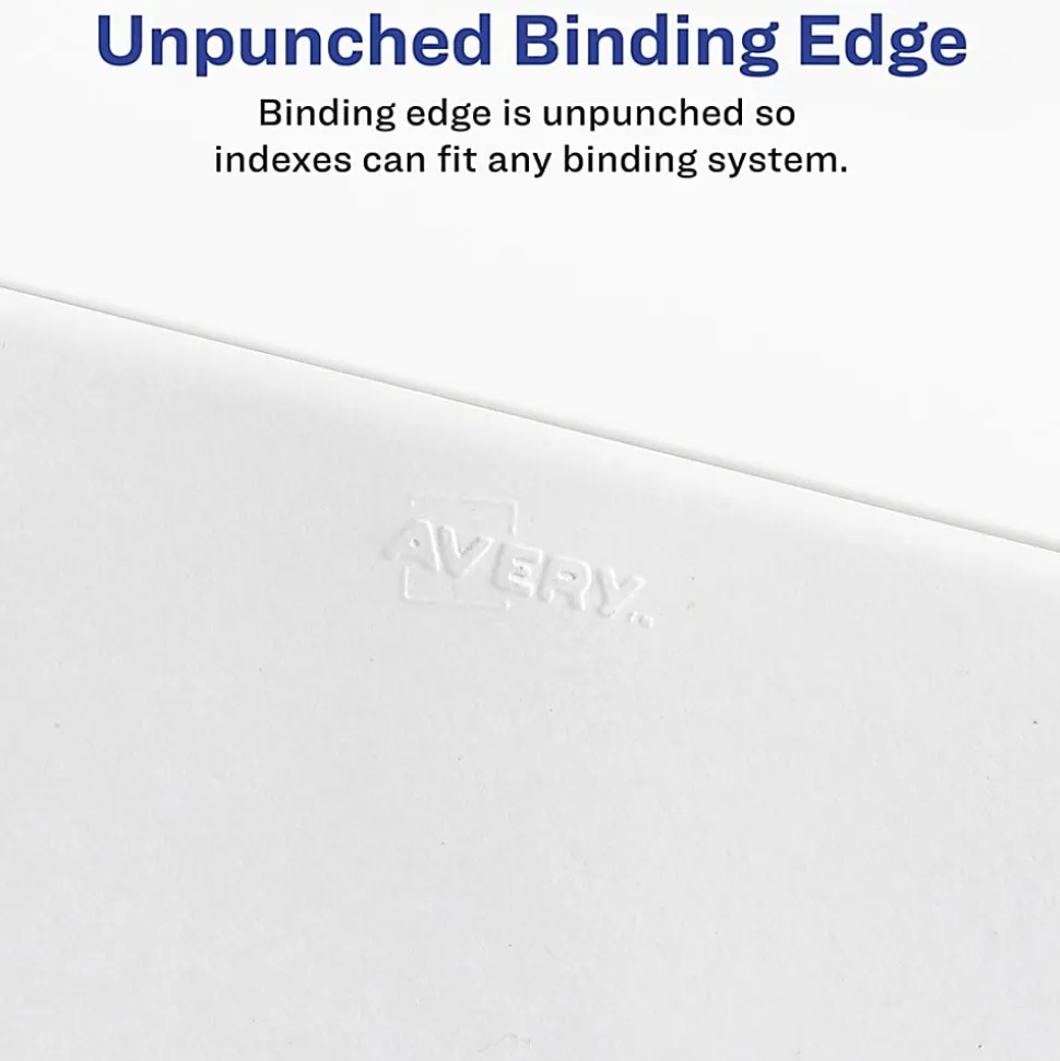 Avery® 30% Recycled Side-Tab Legal Exhibit Dividers, Tab Title D, Pack Of 25