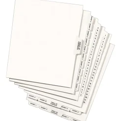 Avery® 30% Recycled Side-Tab Legal Exhibit Dividers, Tab Title D, Pack Of 25