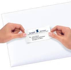 Avery® Repositionable Shipping Labels With Sure Feed® Technology, 55613, Rectangle, 2