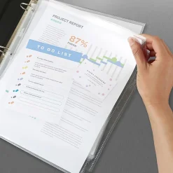 Avery® Secure Top Sheet Protectors - For Letter 8 1/2