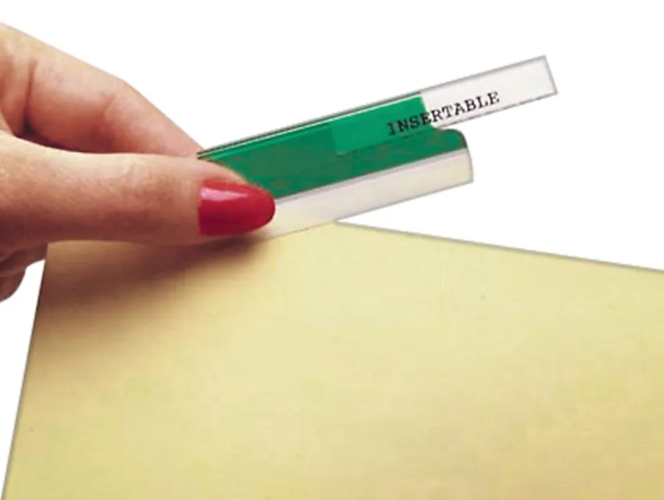 Avery® Self-Adhesive Index Tabs With Printable Inserts, 1", Assorted, Pack Of 25