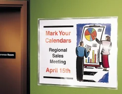 Avery® Self-Adhesive Wall And Door Communication Display Protectors, 8-1/2