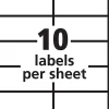 Avery® Shipping Labels For Copiers, 5352, Rectangle, 2" x 4-1/4", White, Pack Of 1,000