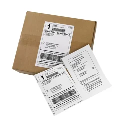 Avery® Shipping Labels With Paper Receipts, 27900, 5 1/16