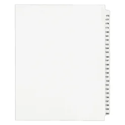 Avery® Standard Collated Legal Dividers, Avery® Style, 8 1/2