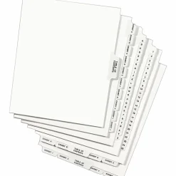 Avery® Standard Collated Legal Dividers, Avery® Style, 8 1/2
