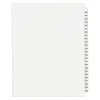 Avery® Standard Collated Legal Dividers Avery® Style, 8 1/2" x 11", White Dividers/White Tabs, 126-150, Pack Of 25