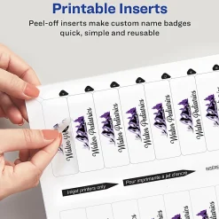 Avery® The Mighty Badge Inserts For Inkjet Printers, 1