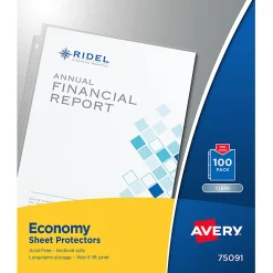 Avery® Top Load Economy Sheet Protectors, 8-1/2