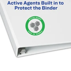 Avery TouchGuard® Protection View 3 Ring Binder, 2