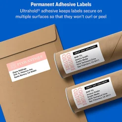 Avery® TrueBlock® Shipping Labels With Sure Feed® Technology, 5817, Rectangle, 2.5