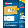 Avery® TrueBlock® Shipping Labels With Sure Feed® Technology, 8363, Rectangle, 2" x 4", White, Pack Of 500