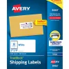 Avery® TrueBlock® Shipping Labels With Sure Feed® Technology, 8463, Rectangle, 2" x 4", White, Pack Of 1,000