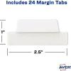 Avery® Ultra Tabs Repositionable Margin Tabs, 74789