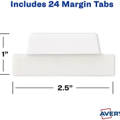 Avery® Ultra Tabs Repositionable Margin Tabs, 74789