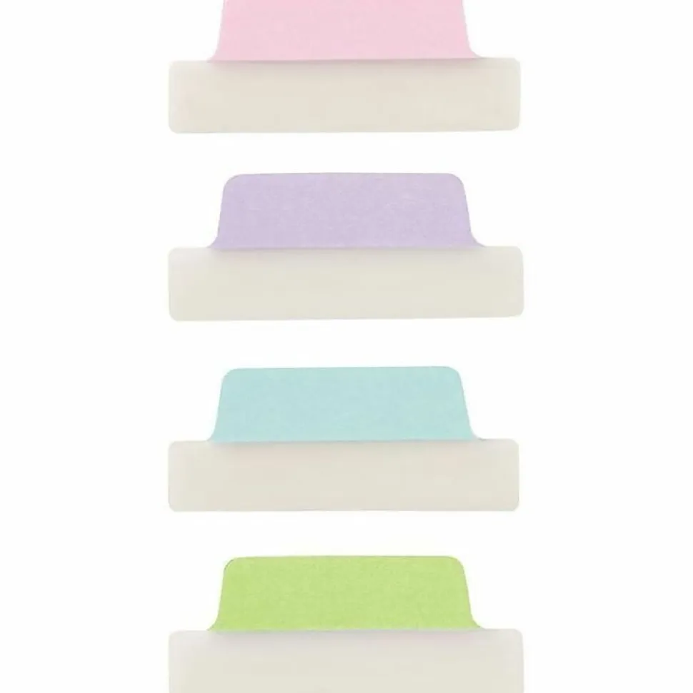 Avery® UltraTabs Repositionable Margin Tabs - Write-on Tab(s) - 1" Tab Height x 2.50" Tab Width - Assorted Pastel Tab(s) - 48 / Pack