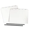 Avery® Unpunched Copier Tab Dividers, 8 1/2" x 11", 5-Tab, White, 30 Divider Sets
