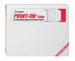Avery® Unpunched Copier Tab Dividers, 8 1/2