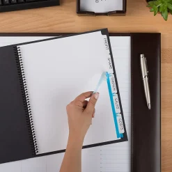 Avery® Unpunched Customizable Dividers For Use With Any Binding System, 5 Tab, White, 25 Sets - 11443