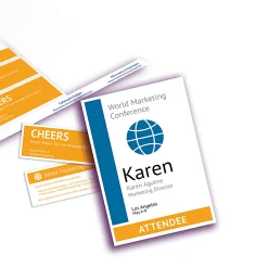 Avery® Vertical Name Badge Inserts, 6