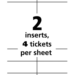 Avery® Vertical Name Badge Kit, 6