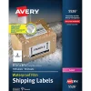 Avery® Waterproof Shipping Labels With Ultrahold®, 5526, Rectangle, 5-1/2" x 8-1/2", White, 100 Labels For Laser Printers