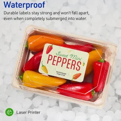 Avery® Waterproof Shipping Labels With Ultrahold®, 5526, Rectangle, 5-1/2
