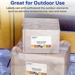 Avery® Waterproof Shipping Labels With Ultrahold®, 15516, Rectangle, 5-1/2