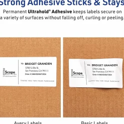 Avery® WeatherProof Mailing Labels With TrueBlock Technology, 95523, 2