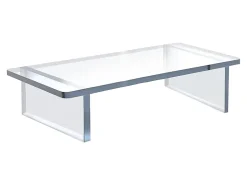 Azar Displays Thick Deluxe Acrylic Riser With Bumpers, 6