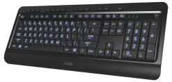 Azio KB505U Vision USB Keyboard, Black