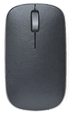 Azio Retro Classic Wireless Mouse, 3.2"H x 6"W x 6"D, Gunmetal, RM-RCM-L-04