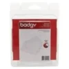 Badgy - Polyvinyl chloride (PVC) - 30 mil - white - 100 card(s) cards - for Badgy 100, 200, 1st Generation