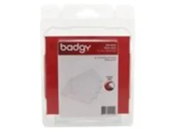 Badgy - Polyvinyl chloride (PVC) - 30 mil - white - 100 card(s) cards - for Badgy 100, 200, 1st Generation
