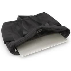 BAGSMART Nylon Zoraesque Tote, 12-1/2”H x 15-1/4”W x 6”D, Black