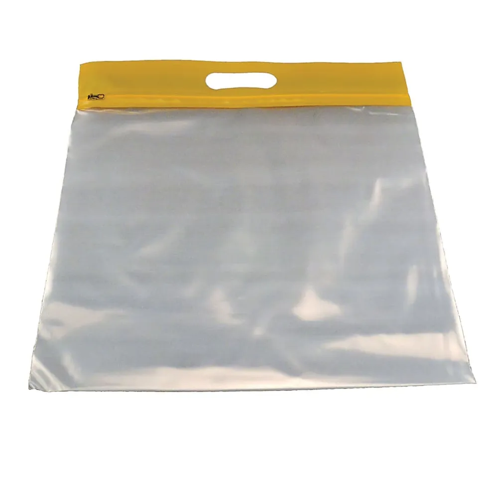 Bags of Bags ZIPAFILE® Storage Bag, Yellow, Pack of 25