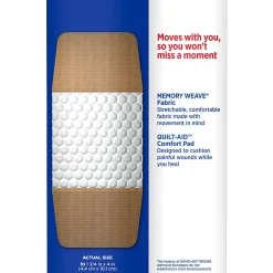 Band-Aid® Brand Flexible Fabric Extra-Large Bandages, Box Of 10
