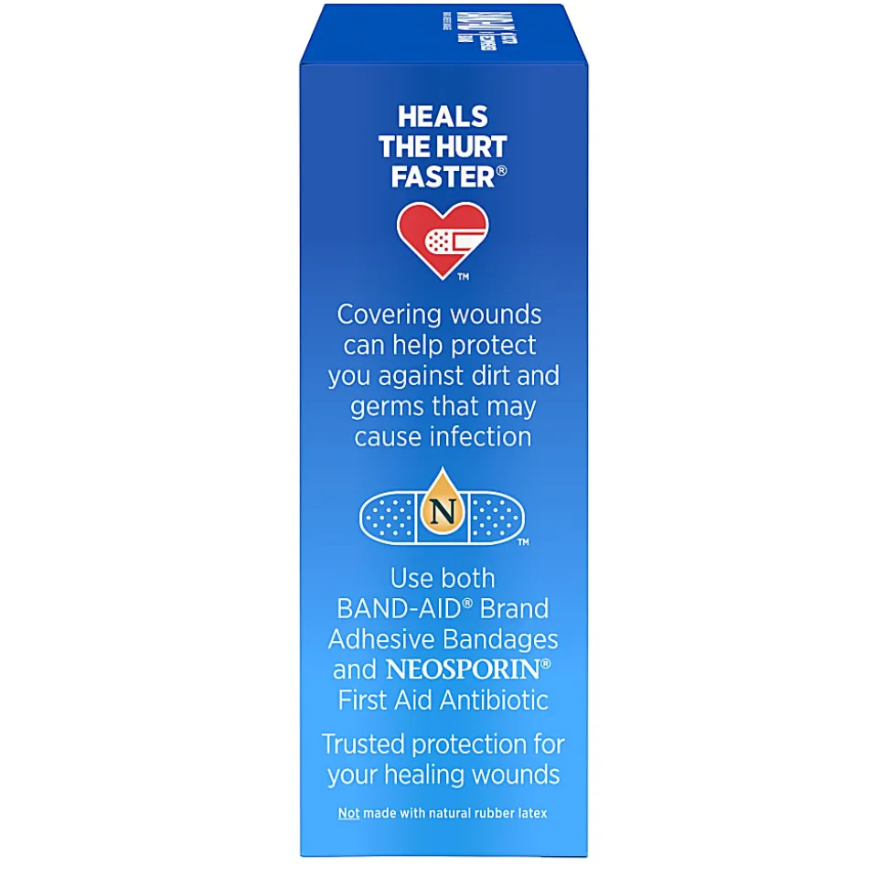 BAND-AID® Brand TRU-STAY™ Plastic Strips Adhesive Bandages, All One Size, Box of 60