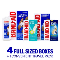 Band-aid® Value Pack, Assorted Sizes, Pack Of 163 Bandages