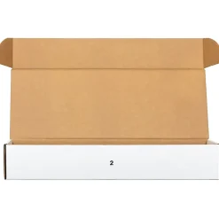 Bankers Box® Econo Stor/File™ Standard-Duty Storage Boxes, 9" x 24" x 4", White/Blue, Case Of 12