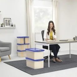 Bankers Box Heavy-Duty File Box - External Dimensions: 14.2