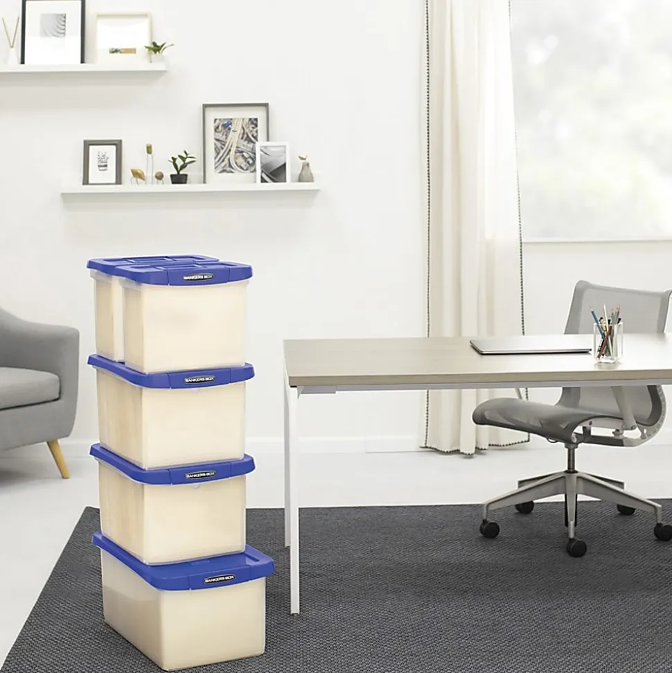 Bankers Box Heavy-Duty File Box - External Dimensions: 14.2"x 22.4" Depth x 10.6" - Media Size Supported: Letter 8.50"x11" - 0086101