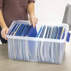 Bankers Box Heavy-Duty File Box - External Dimensions: 14.2