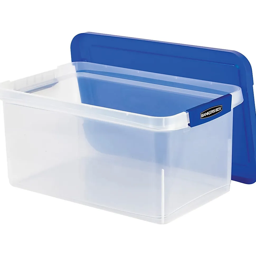 Bankers Box Heavy-Duty File Box - External Dimensions: 14.2"x 22.4" Depth x 10.6" - Media Size Supported: Letter 8.50"x11" - 0086101
