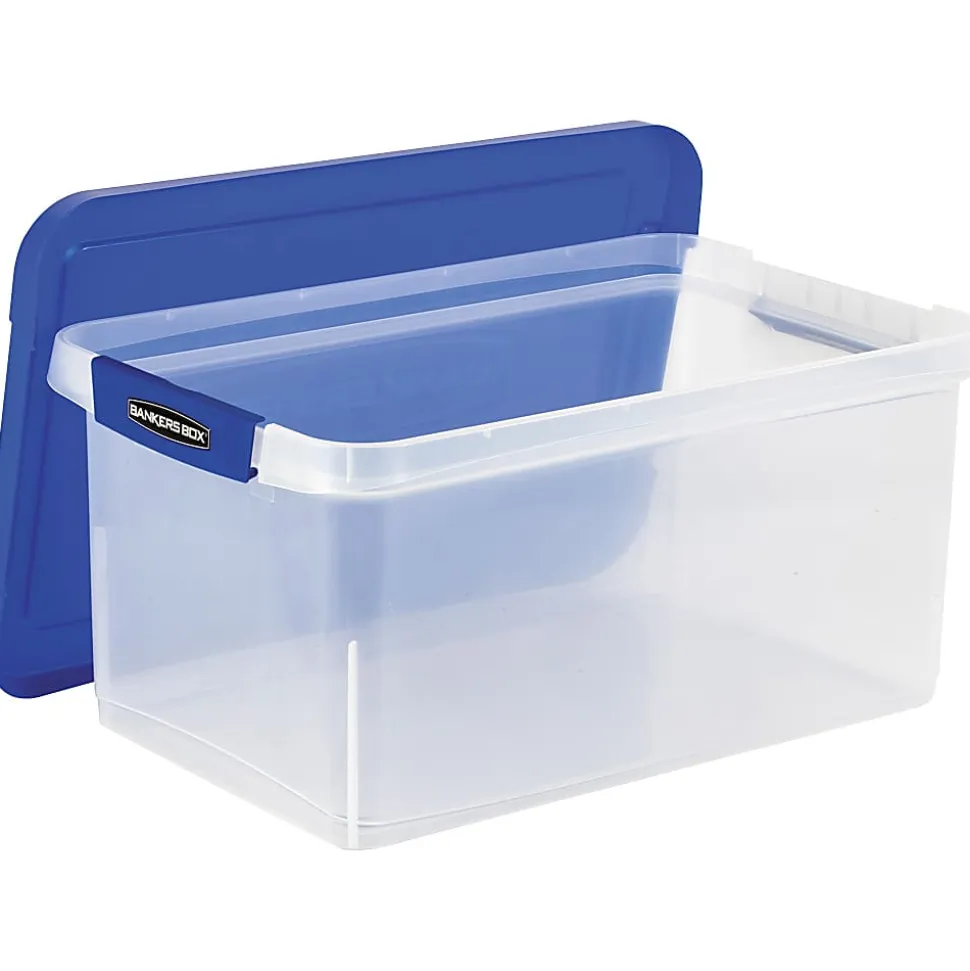 Bankers Box Heavy-Duty File Box - External Dimensions: 14.2"x 22.4" Depth x 10.6" - Media Size Supported: Letter 8.50"x11" - 0086101
